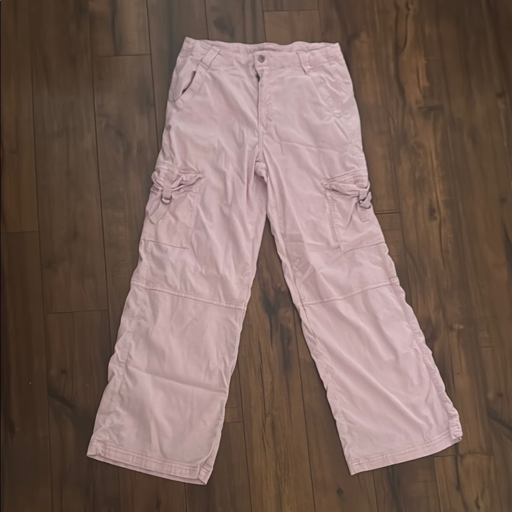 American Eagle Outfitters Pink Casual Cargo Pants